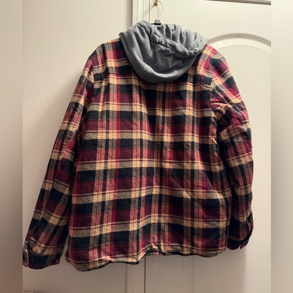 Levi's Red and Black Sherpa Jacket - Picture 3 of 3